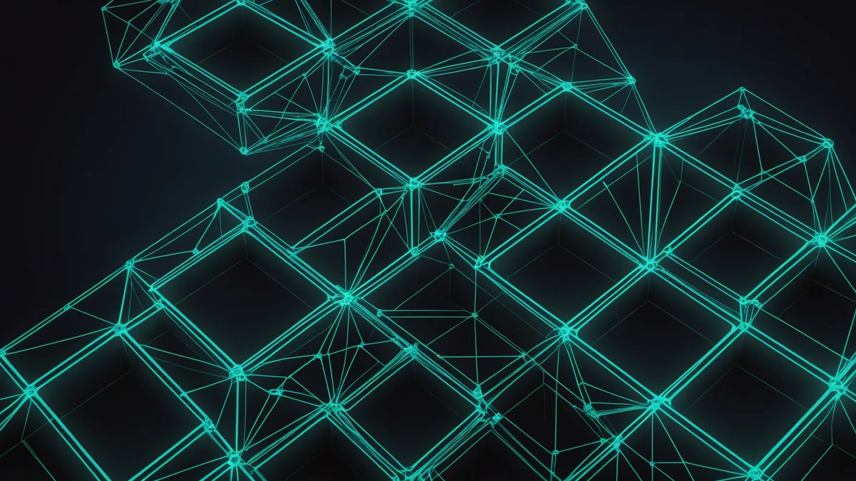 Abstract security and data protection concept visualization
